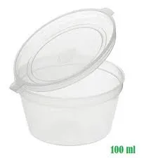 Clear Plastic Hinged Folding Container 1kg Capacity (Special Order) - Box of 100