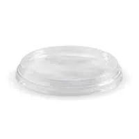 BioPak 240-960ml Clear Bio Bowl Lid for Deli Containers - Box of 500