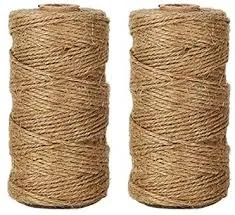 Jute String / Twine Fine 3mm x 491m Rolls Natural Colour - Roll