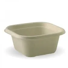 Biopak 630ml Natural BioCane Takeaway Base - Box of 600