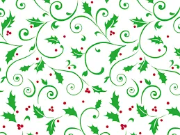 Florist Cello Roll Holly Design Christmas 30" / 750mm x 200m 30uM - Roll