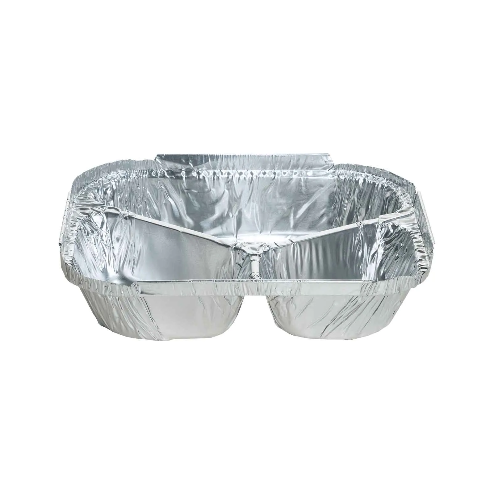 Large 3 Cavity Meal Foil Tray 760ml 205mm(L) x 160mm(W) x 40mm(H) (7920) - Box of 500 (**Special Order**)