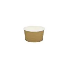 Biopak FSC Mix Certified PLA Lined Ice Cream Bio Cup - 150ml / 5oz - Box 1,000