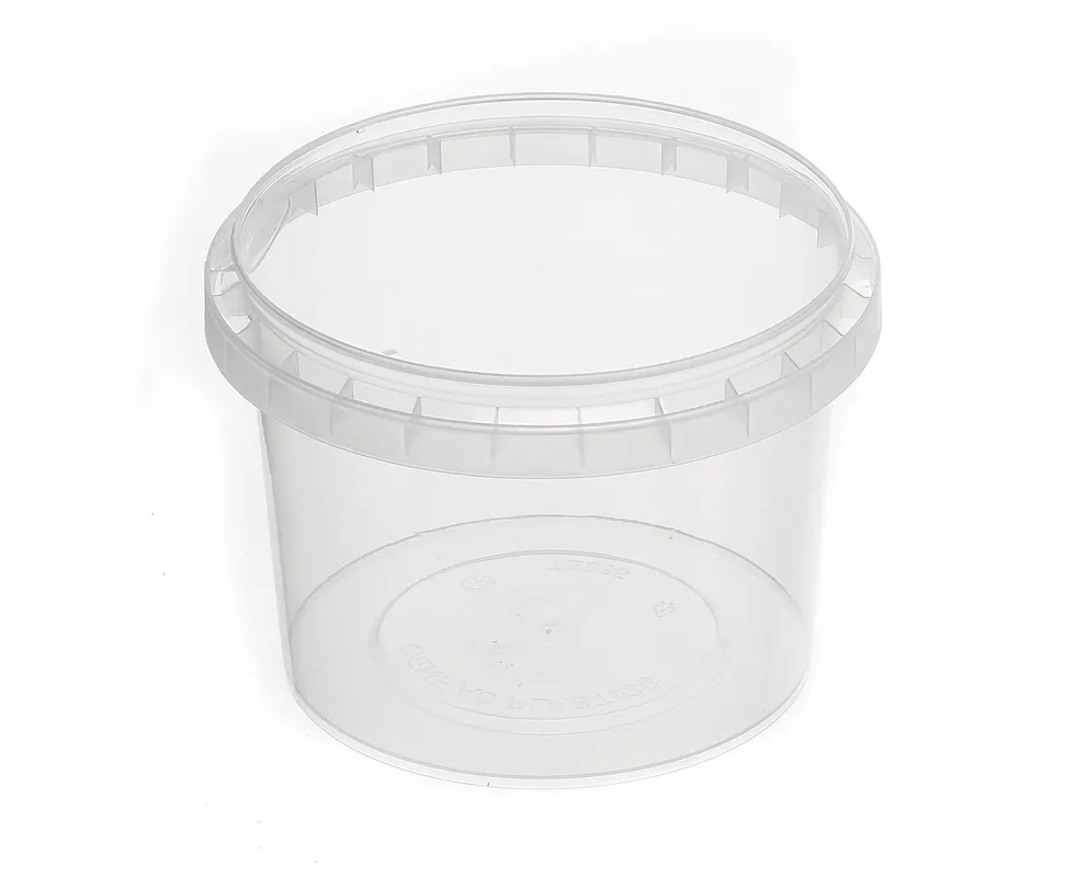 Tamper Evident Round Container Bases 565ml / 118mm Diameter - Box of 450