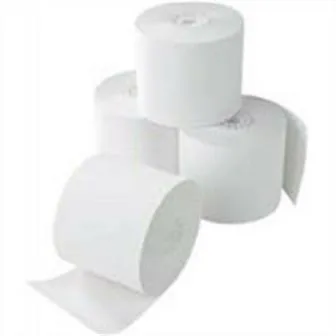 Cash Register Roll White Bond Plain Paper 76mm x 76mm 3 PLY - Box of 50