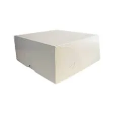 White Pastry / Cake Box 8" x 8" x 6" / 200mm(L) x 200mm(W) x 150mm(H) - Packet of 100
