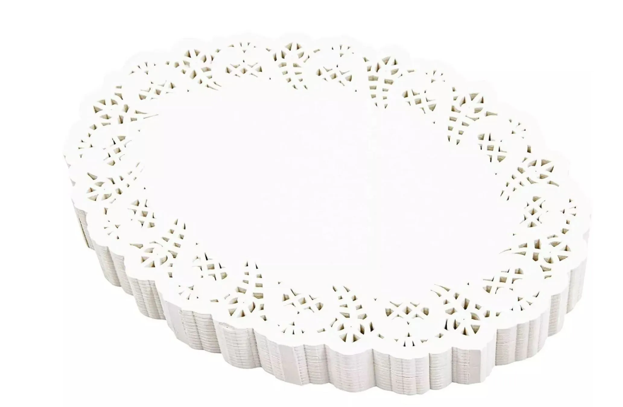 White Oval Paper Doyle 180mm x 270mm - PACK=250 /. BOX=2,000
