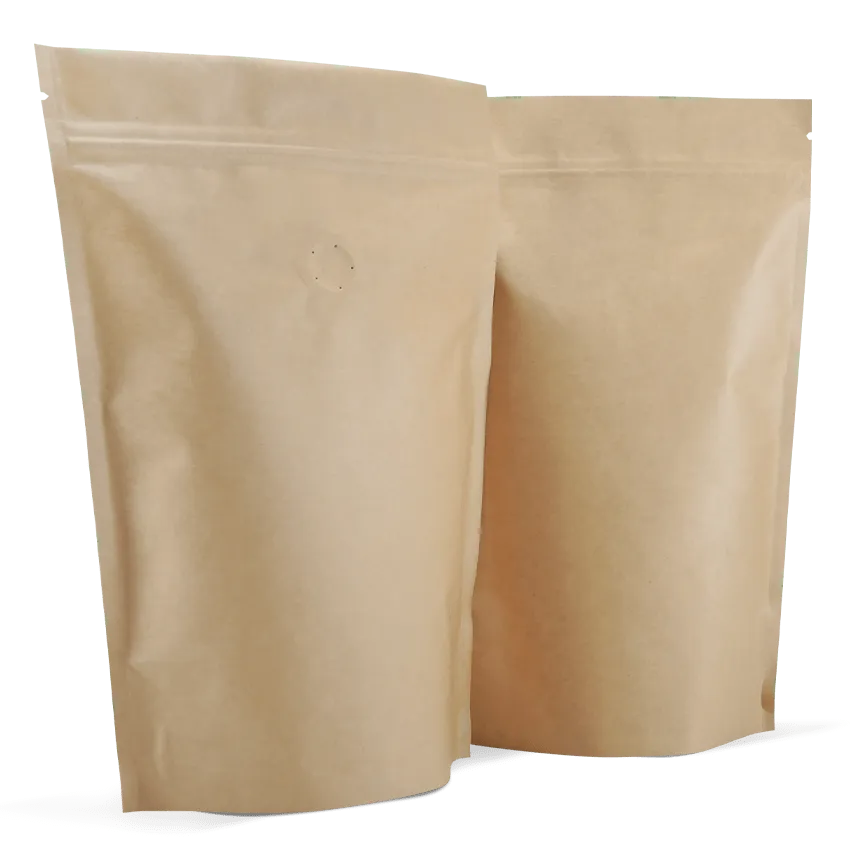 150gm Pouch Kraft/Kraft Plastic No Valve - Box of 1,000