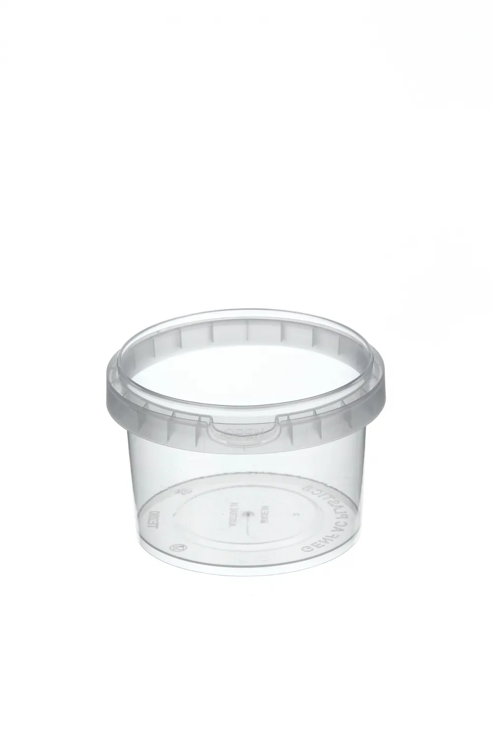 Tamper Evident Round Container Bases 280ml / 95mm Diameter - Box of 600