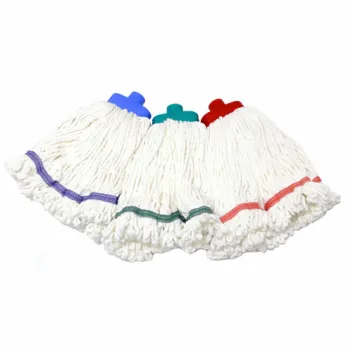 Premium Quality Green 350g Microfibre Mop Streak Free For Grease/Dirt/Dust - Each