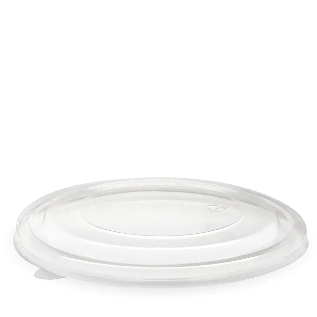 Kraft Supa Food Bowl Eco Series PET Lids Suit 500ml-1,000ml 148mmW Bowls - Sleeve = 50 / Box = 400