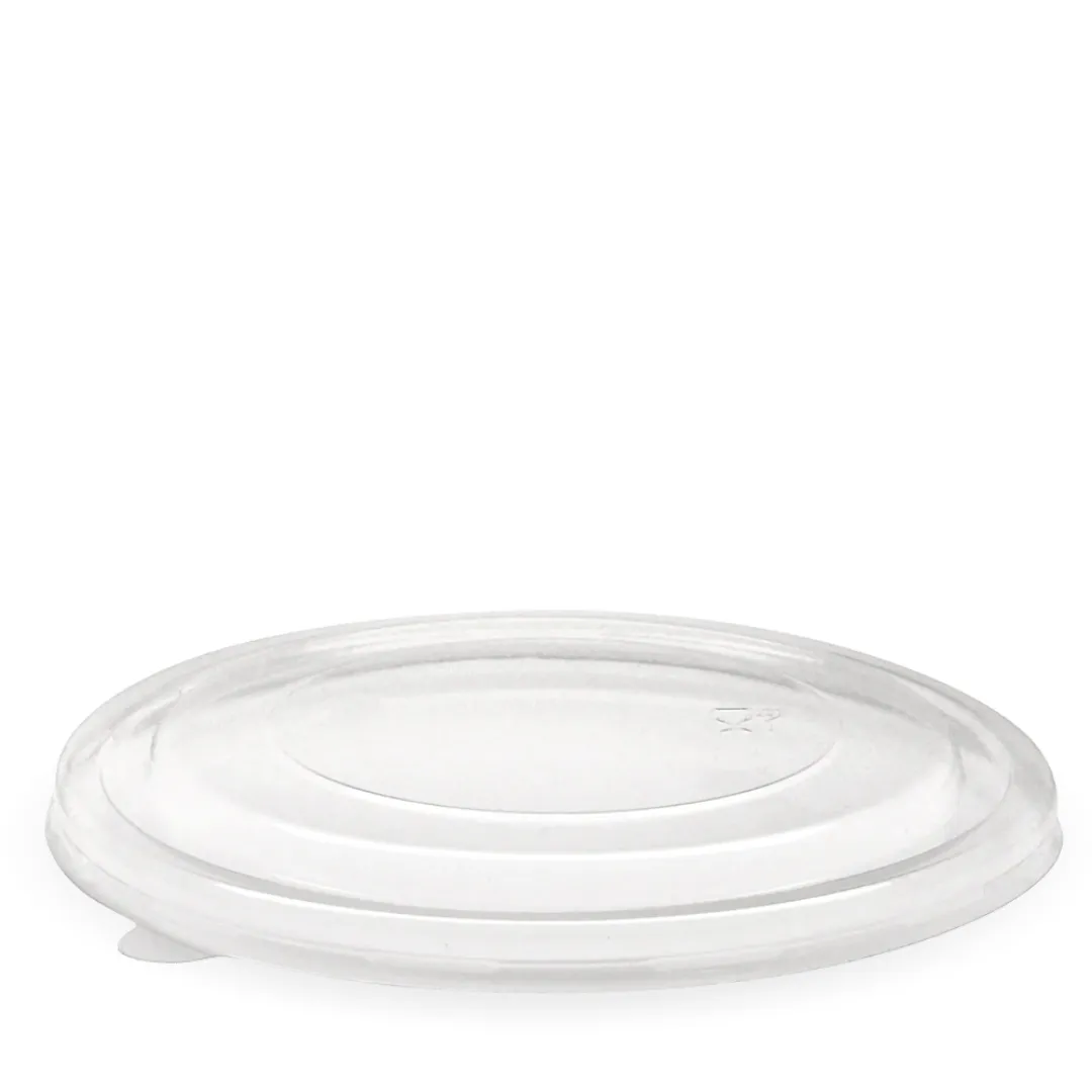 Kraft Supa Food Bowl Eco Series PET Lids Suit 1,300ml 183mmW Bowls - Sleeve = 50 / Box = 200