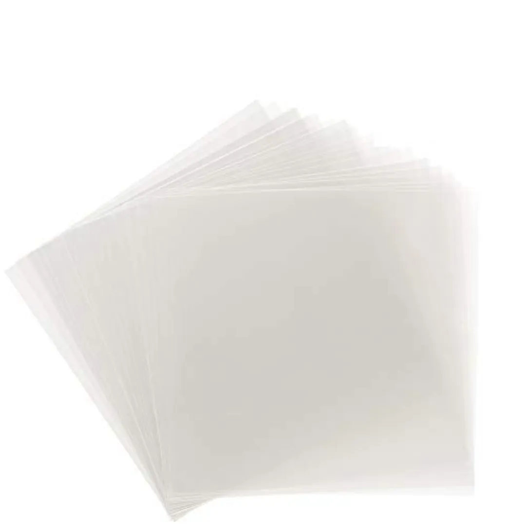 Clear Polypropylene Sheets 300mm x 300mm 30uM - Box of 1,000 (** Special Order **)