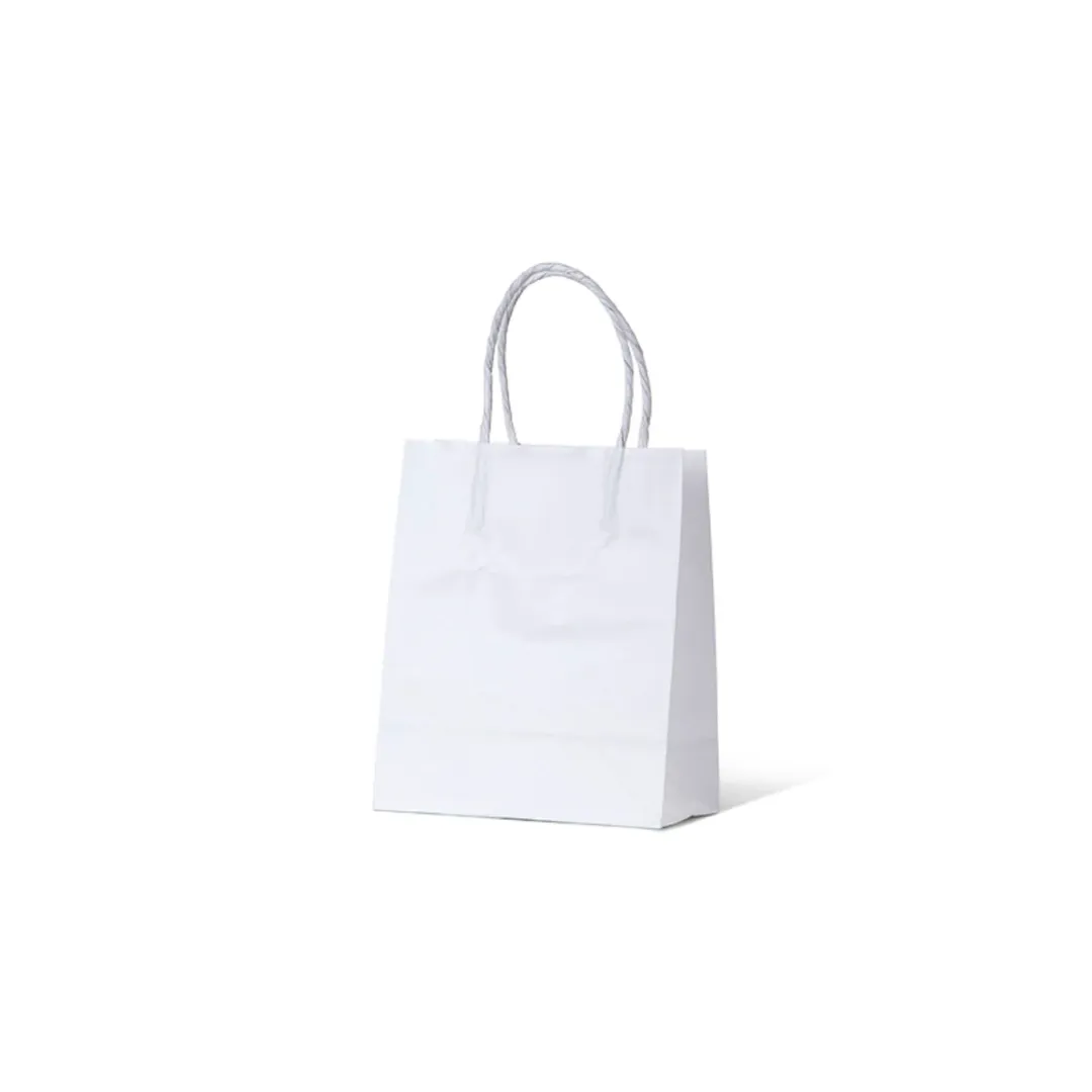 White Loop Handle Bag Runt 165mm(H) x 140mm(W) x 75mm(G) - EACH=1 / BOX=500