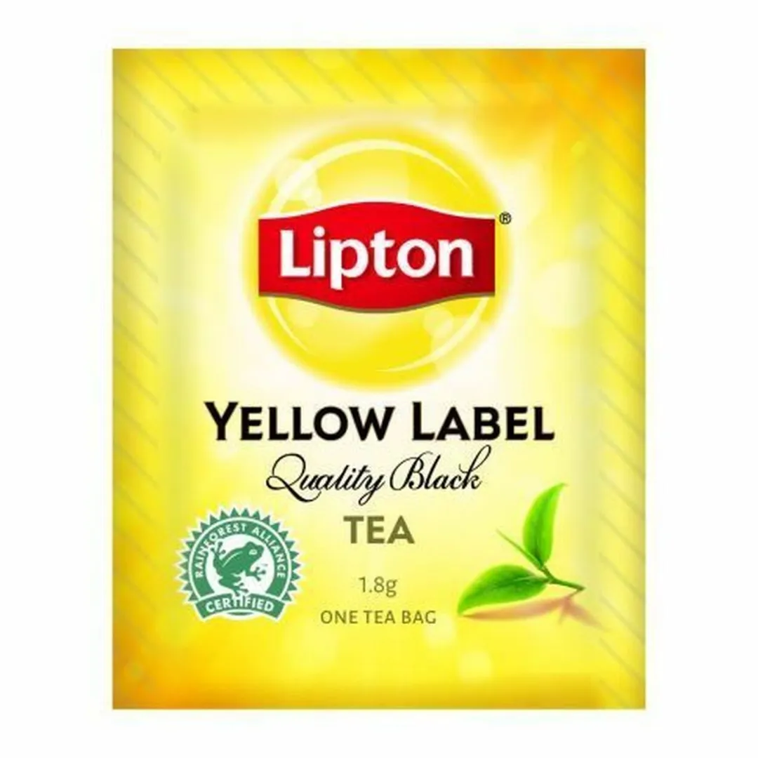Lipton Enveloped Tea Bags 2.16kg / 1,200 per Carton - (Bushells supplied when Lipton out of stock) (**GST FREE)
