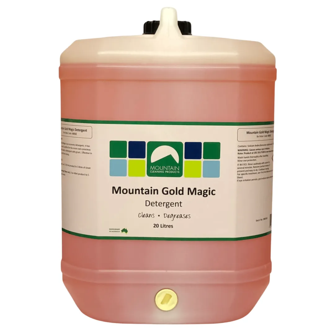 Mountain Cleaning Mountain Gold Magic Detergent - 20Lt