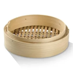 Bamboo Steamer Basket Base 10" - 20 per Carton