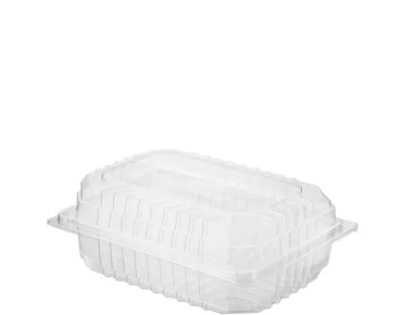 Clear View Clear Small Plastic Food / Salad Container 165mm(L) x 120mm(W) x 60mm(H) - SLEEVE=100 / BOX=500