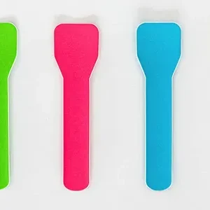 Supa Paper Ice Cream / Gelato Spoons 4 Mixed Colours 9.5cmL - PACK=500 / BOX=6,000