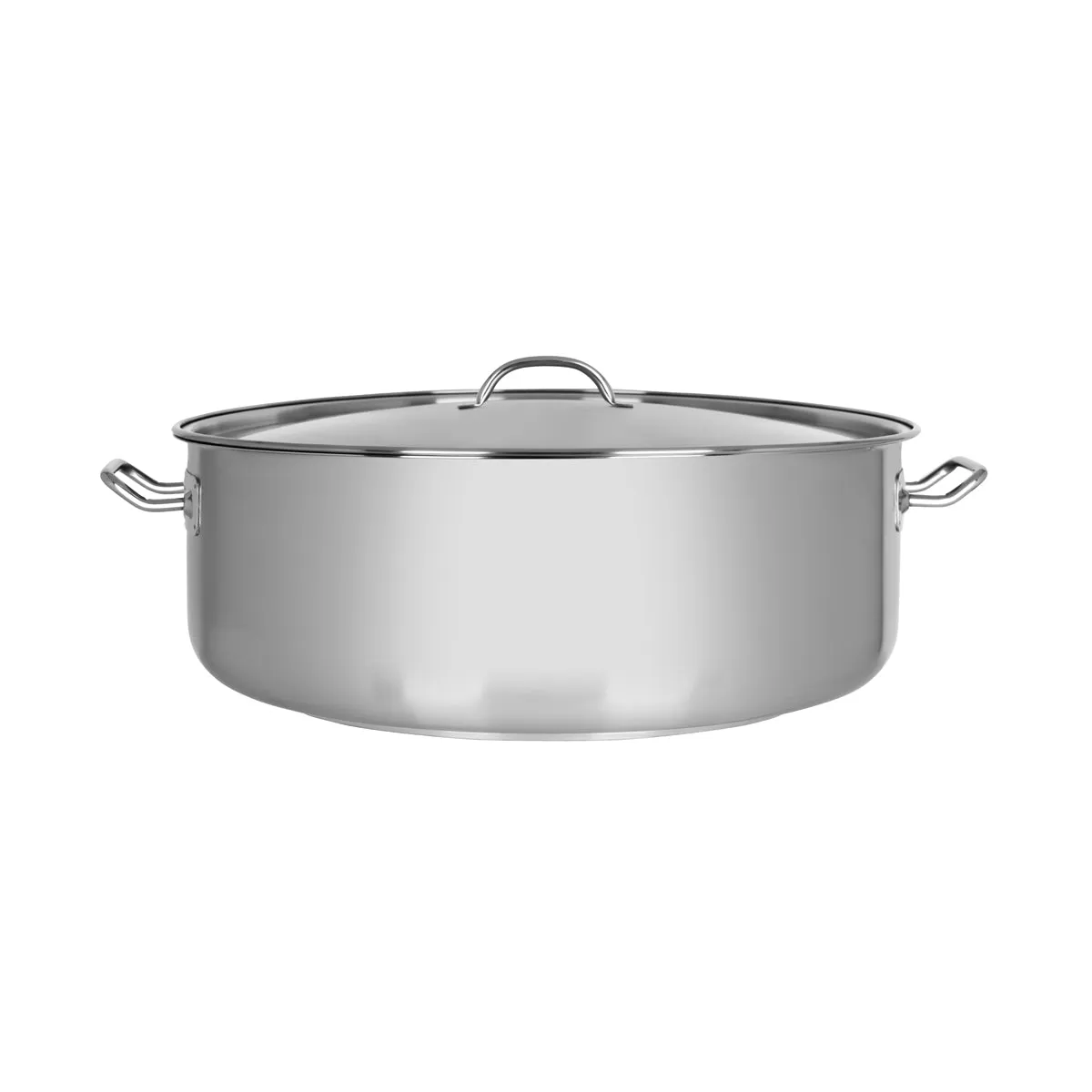 CHEF INOX ELITE CASSEROLE w/LID 18/10 450x160mm 25lt (*70477*) =  1 X EACH