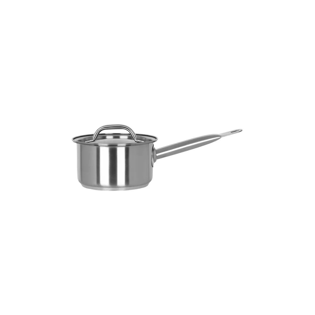 CHEF INOX ELITE SAUCEPAN w/LID 18/10 140x80mm 1.2lt (*70450*) = 1 X EACH