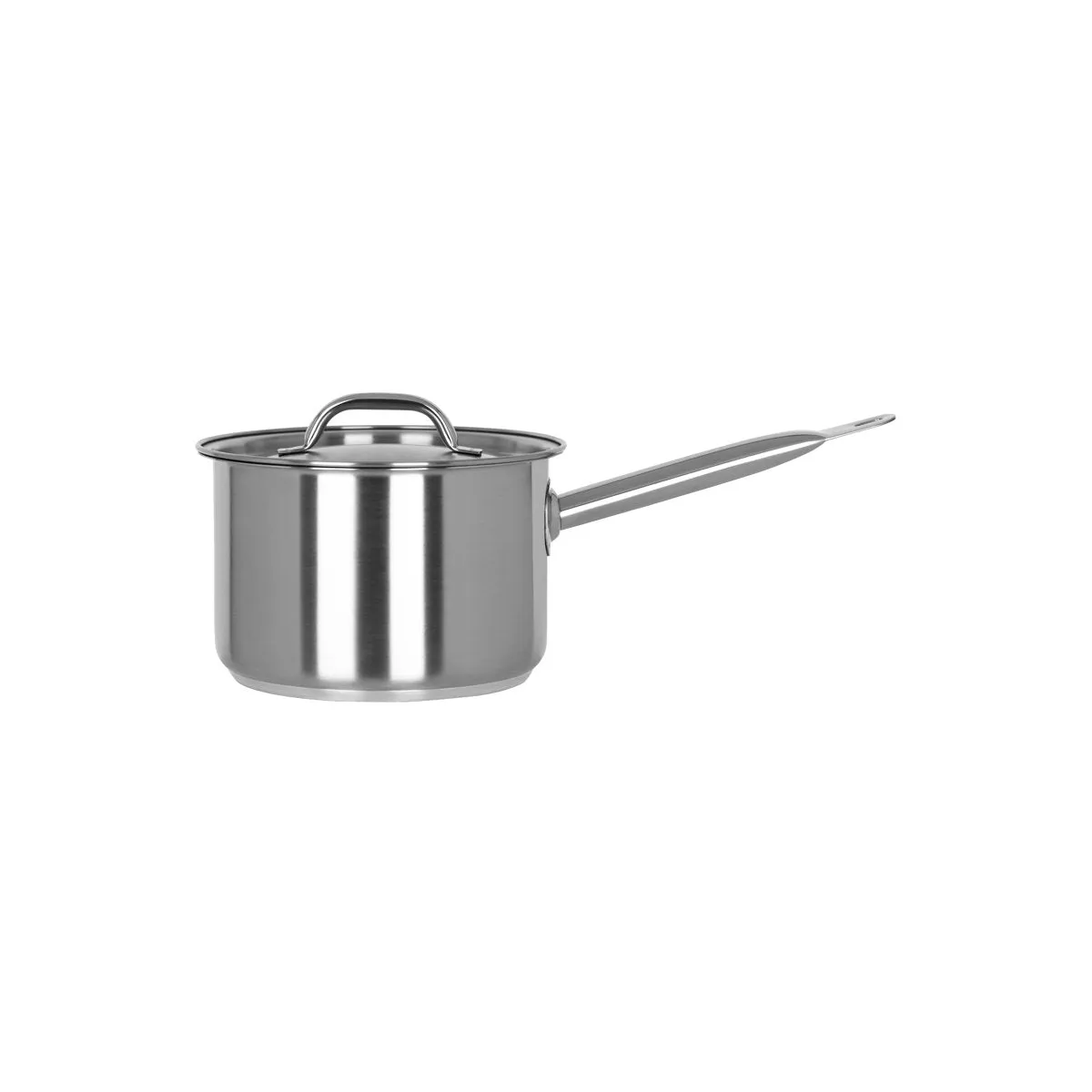 CHEF INOX ELITE SAUCEPAN w/LID 18/10 180x120mm 3.0lt (*70453*) = 1 X EACH