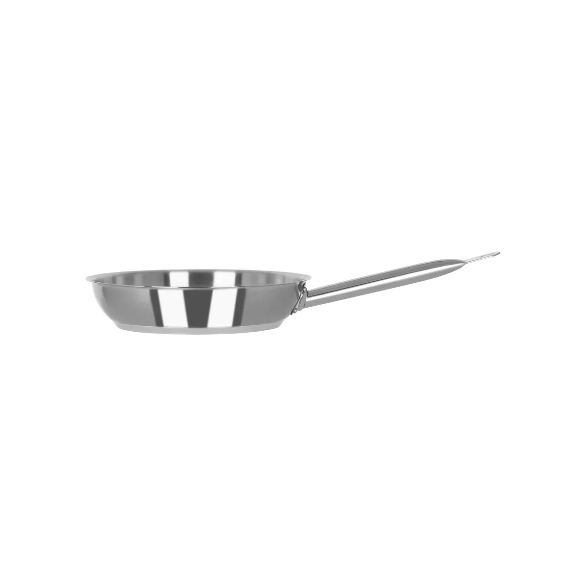 CHEF INOX ELITE FRYPAN NO LID 18/10 245x50mm (*70471*) = 1 X EACH