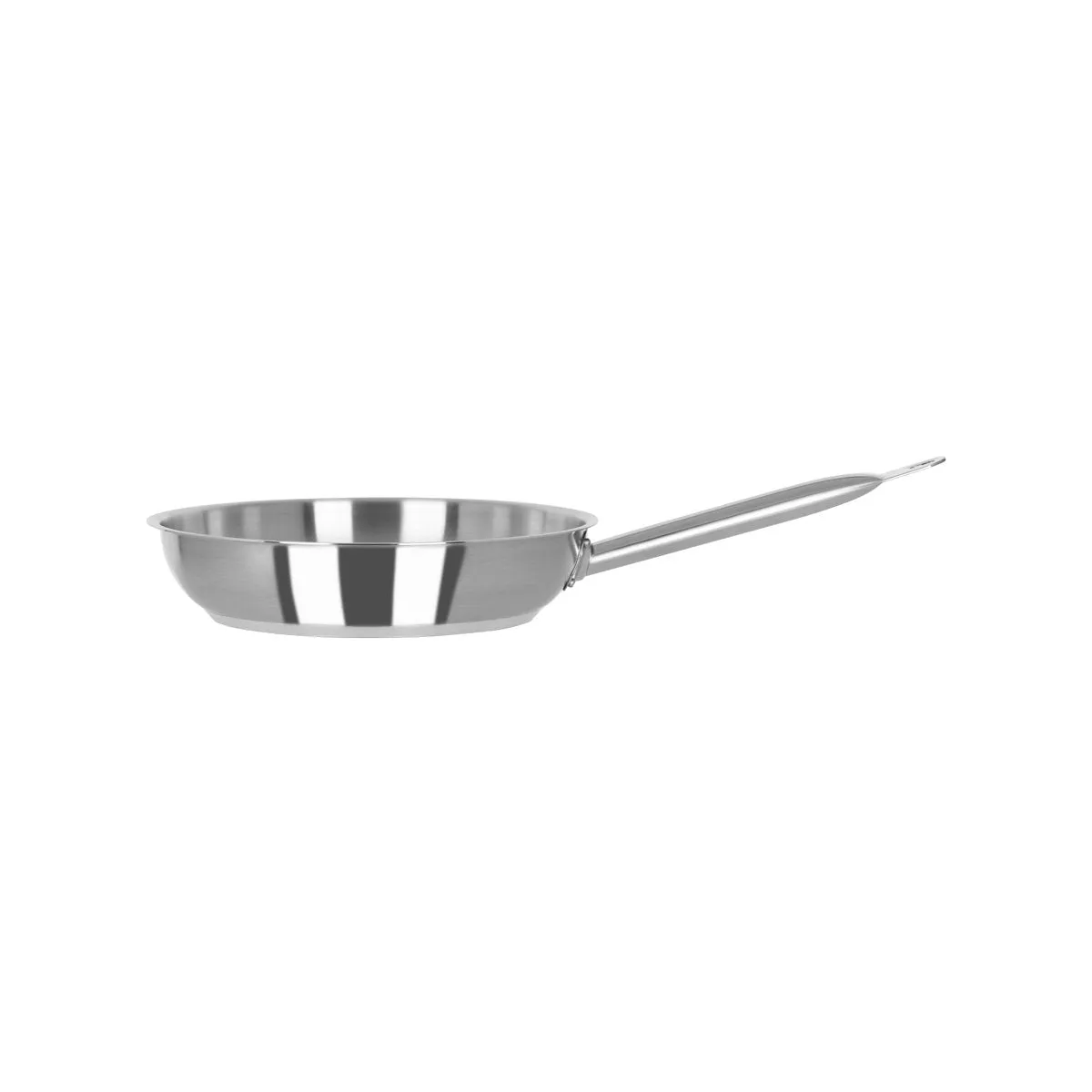 CHEF INOX ELITE FRYPAN NO LID 18/10 260x55mm (*70472*) = 1 X EACH