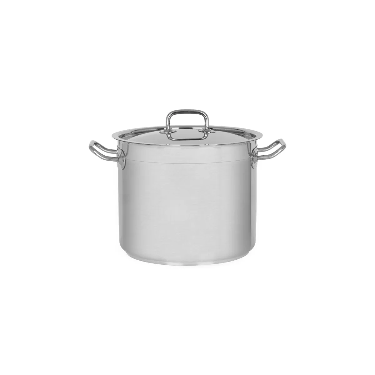 CHEF INOX PROFESSIONAL STOCKPOT w/LID 18/10 240x200mm 9.0lt (*73211*) =  1 X EACH