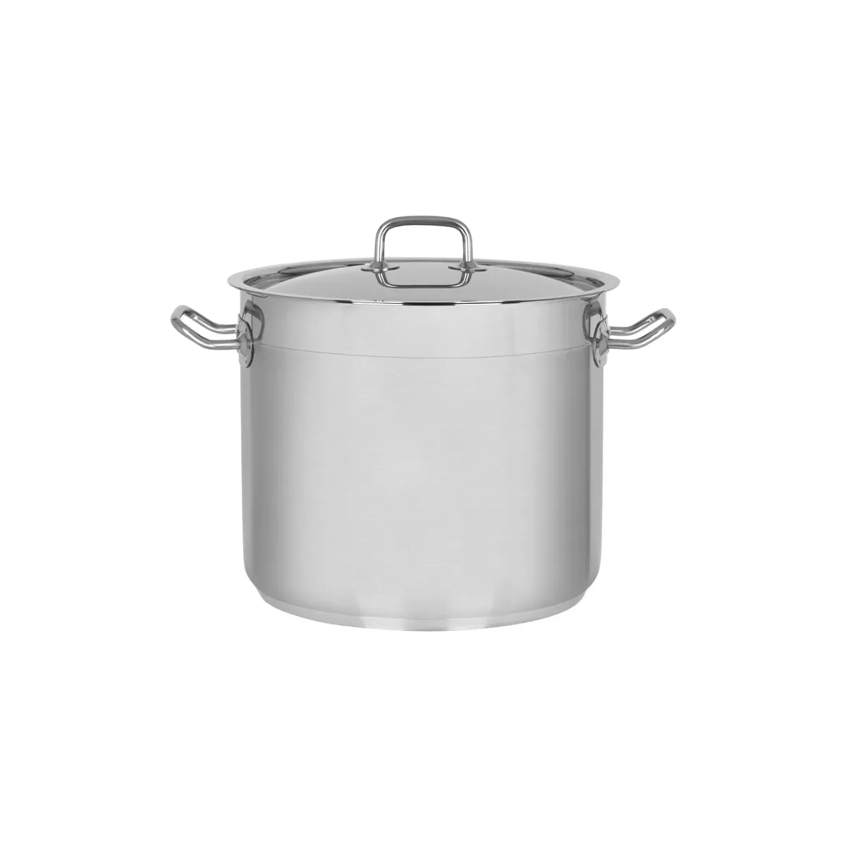 CHEF INOX PROFESSIONAL STOCKPOT w/LD 18/10 280x240mm 14.75lt (*73213*) = 1 X EACH