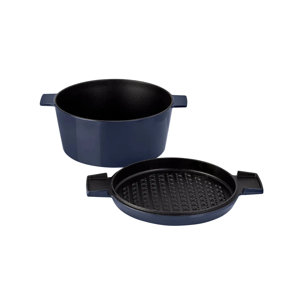 STANLEY ROGERS CAST IRON FRENCH OVEN MID BLUE 280mm (*SR42370*) = 1 X EACH