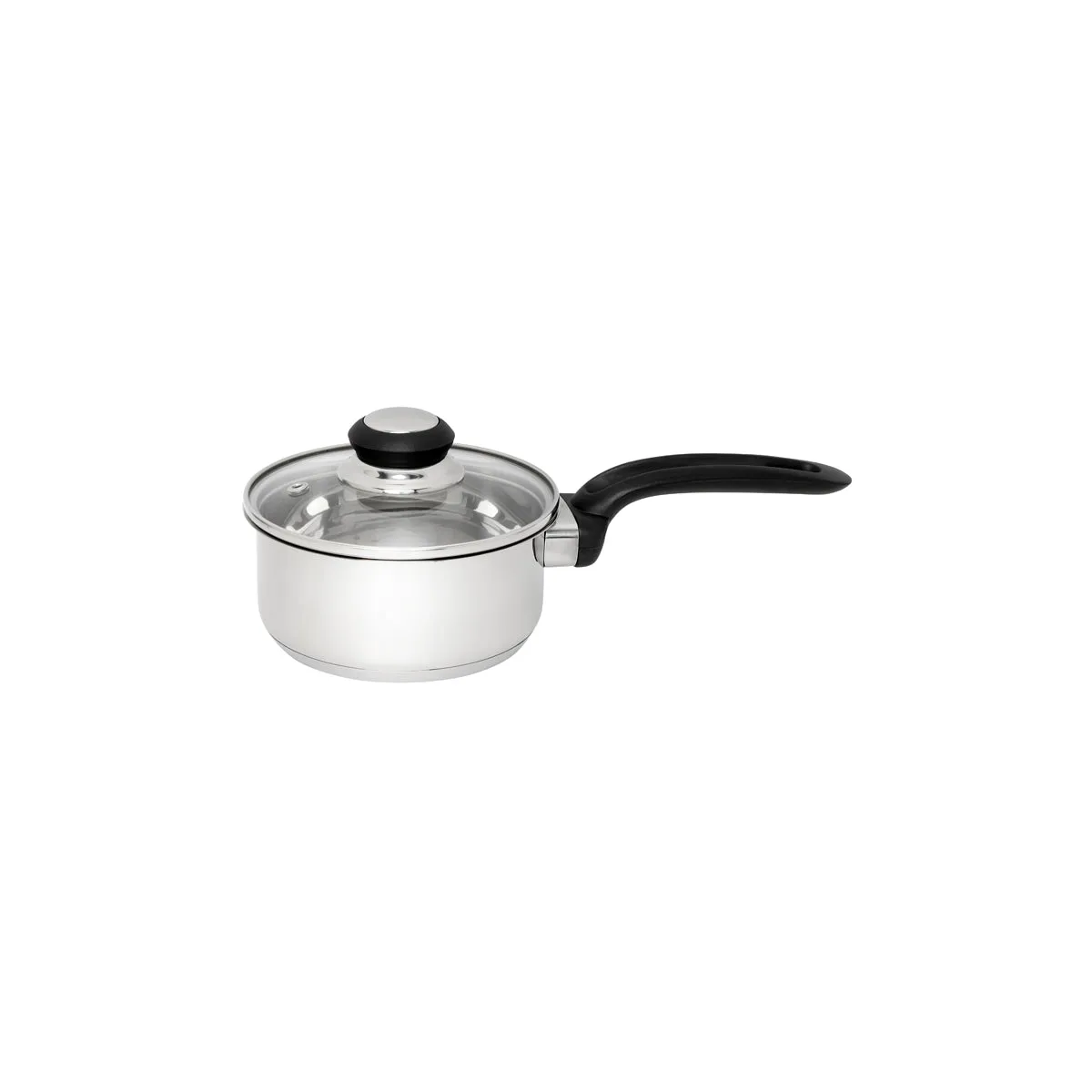 WILTSHIRE CLASSIC SAUCEPAN 140mm W/GLASS LID (*WLT42295*) = PACK OF 4 X EACHES
