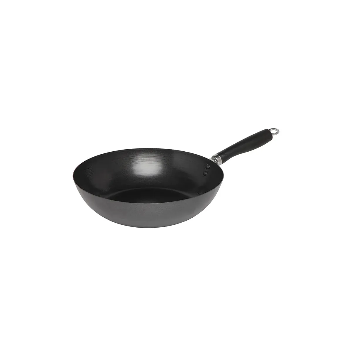 WILTSHIRE SOHO WOK- CARBON STEEL BLK 300mm NON-STICK (*WLT42021*) = PACK OF 6 X EACHES