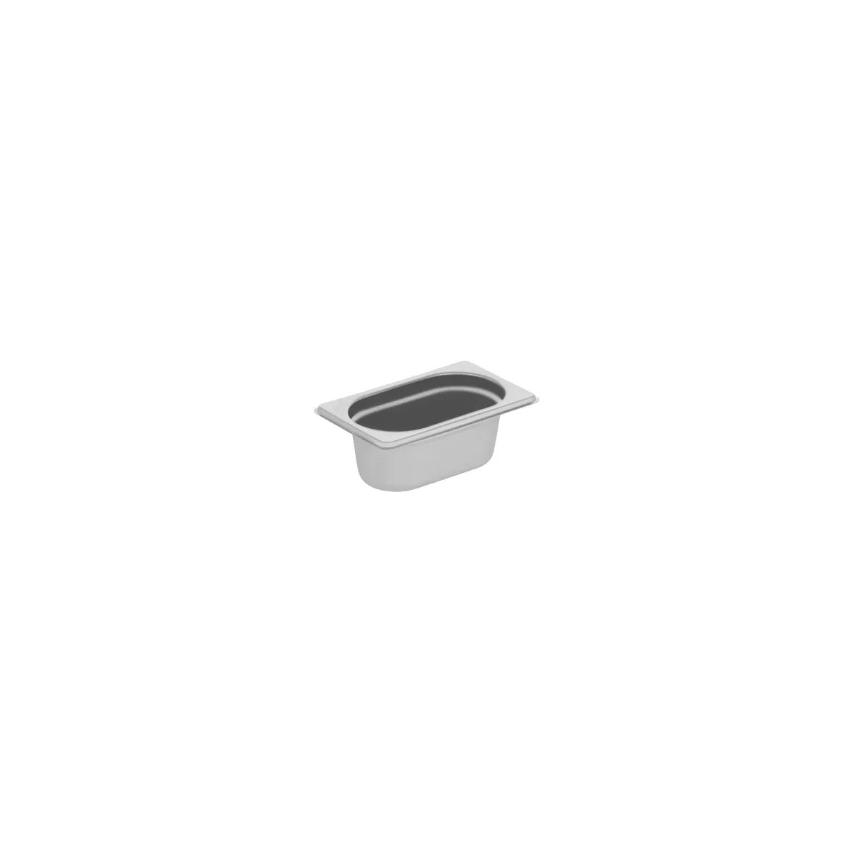 CHEF INOX ANTI-JAM STEAM PAN 1/9 SIZE 176x108x65mm 600ml (*51902*) = PACK OF 48 X EACHES