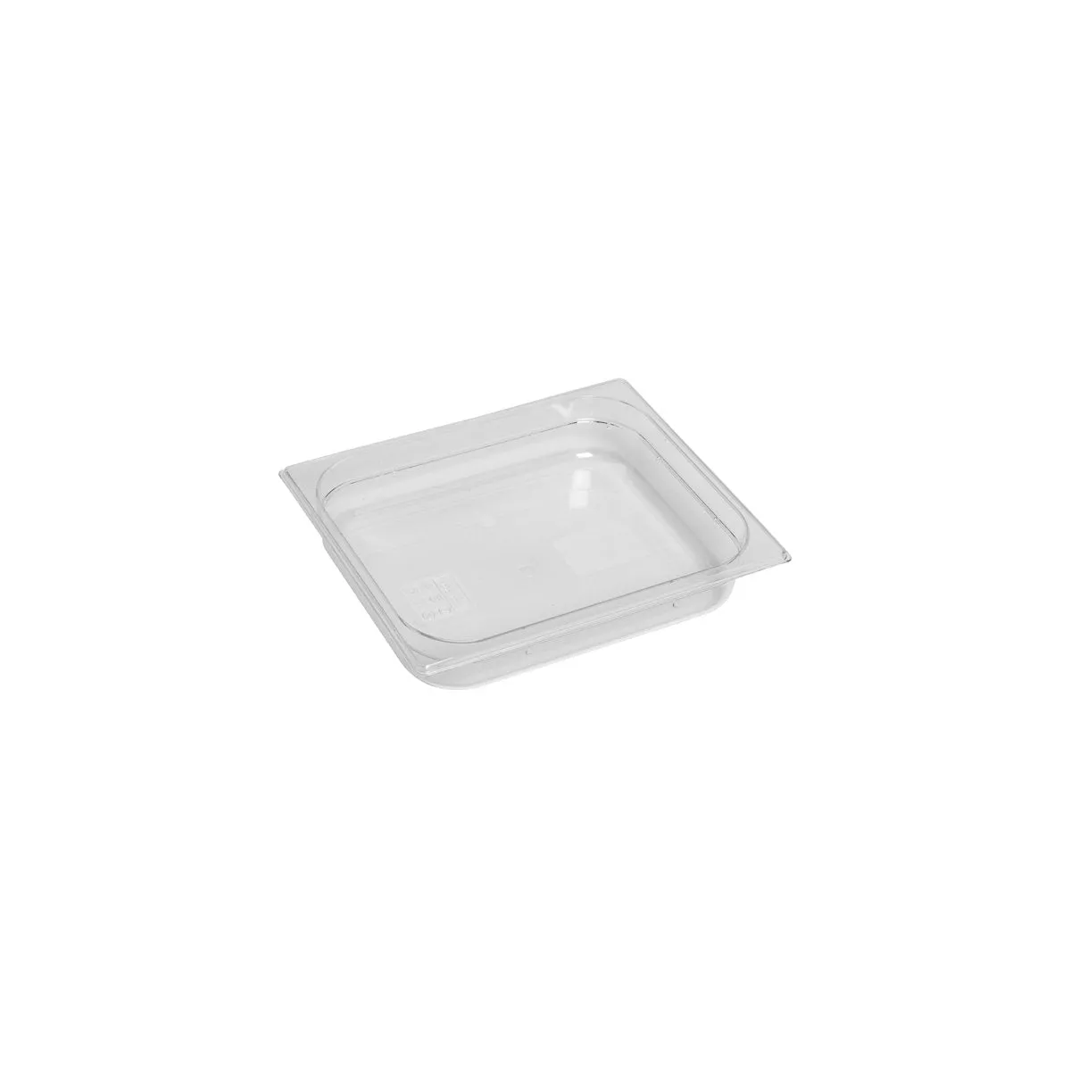 GASTRONORM PAN- POLYCARB 1/2 x 65mm3.5lt CLEAR (*PC-12065CL*) = PACK OF 6 X EACHES