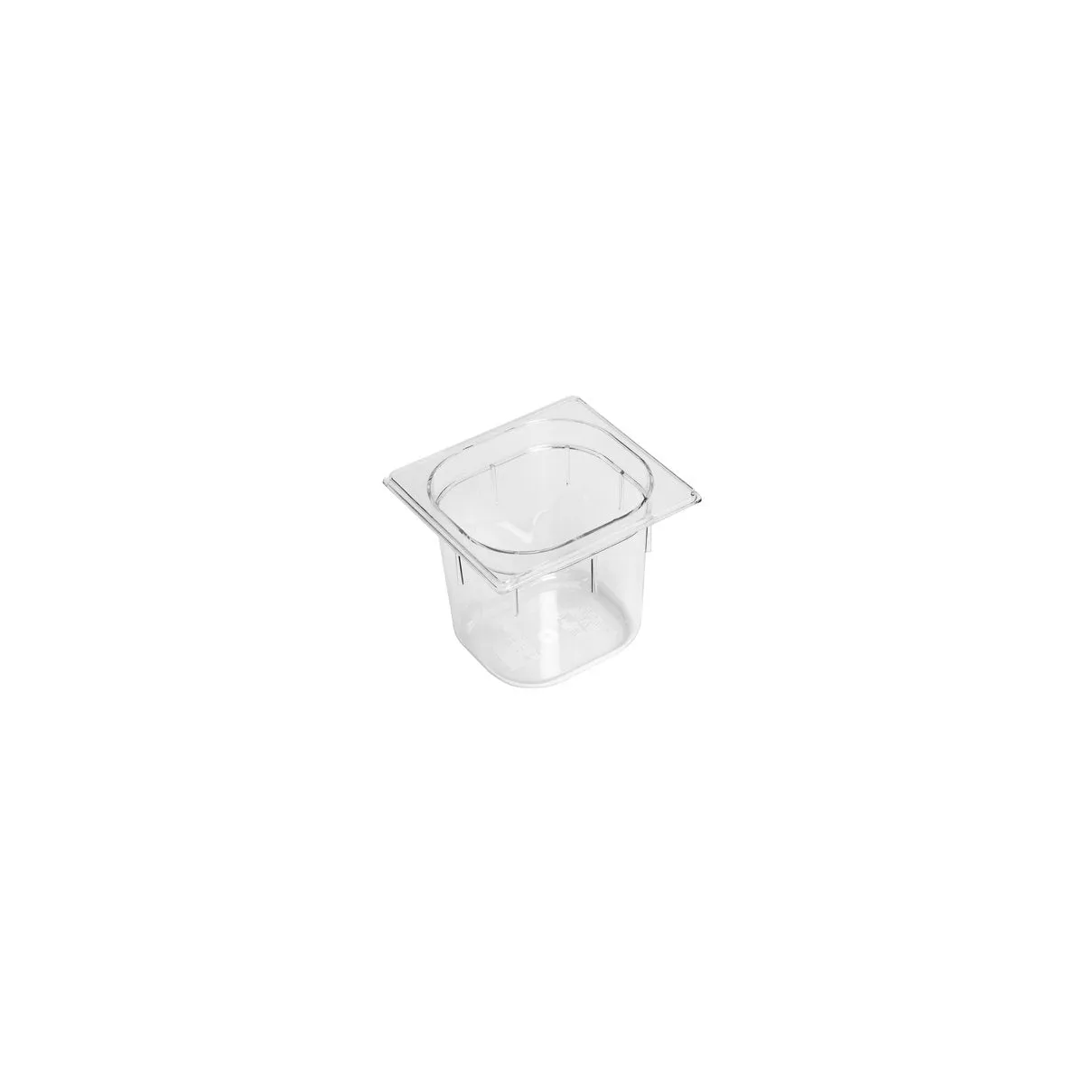 POLYCARBONATE CLEAR GASTRONORM PAN-1/6 SIZE 150mm2.25l (*PC-16150CL*) = PACK OF 5 X EACHES