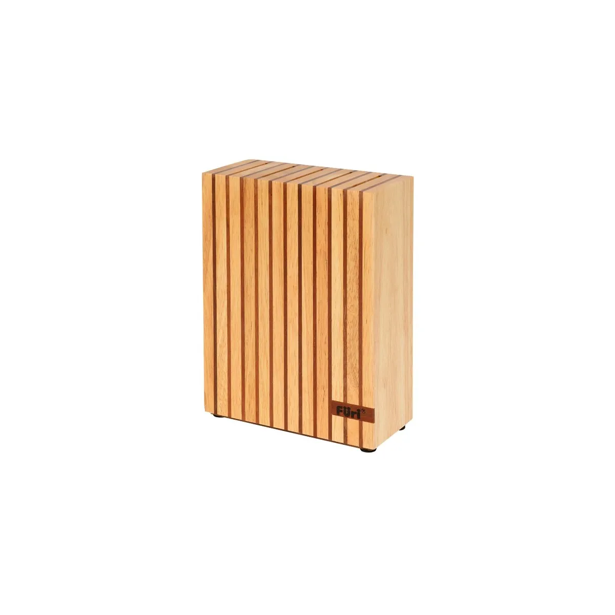 FURI-RUBBERWOOD 5 SLOT BLOCK SUIT UP TO 23CM LENGTH(41348) (*27110*) = PACK OF 4 X EACHES