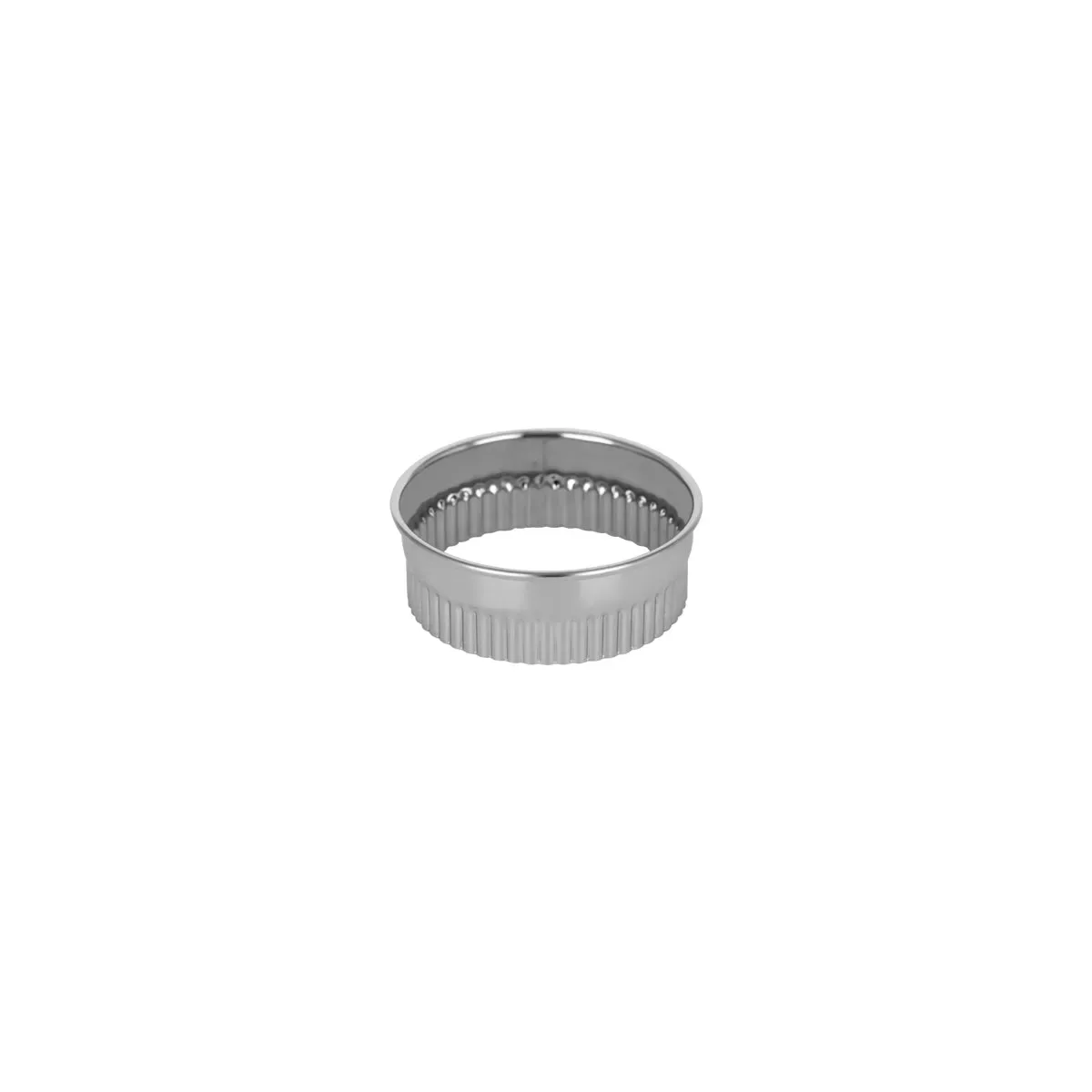 CHEF INOX CUTTER ROUND CRINKLED S/S 90mm (*01441/7*) = PACKET OF 12 X EACHES