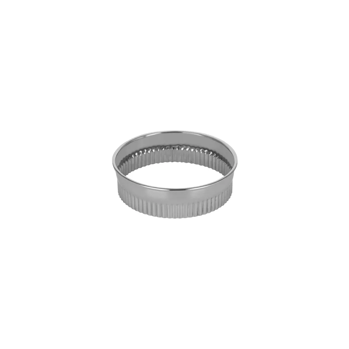 CHEF INOX CUTTER ROUND CRINKLED S/S 110mm (*01441/10*) = PACKET OF 12 X EACHES