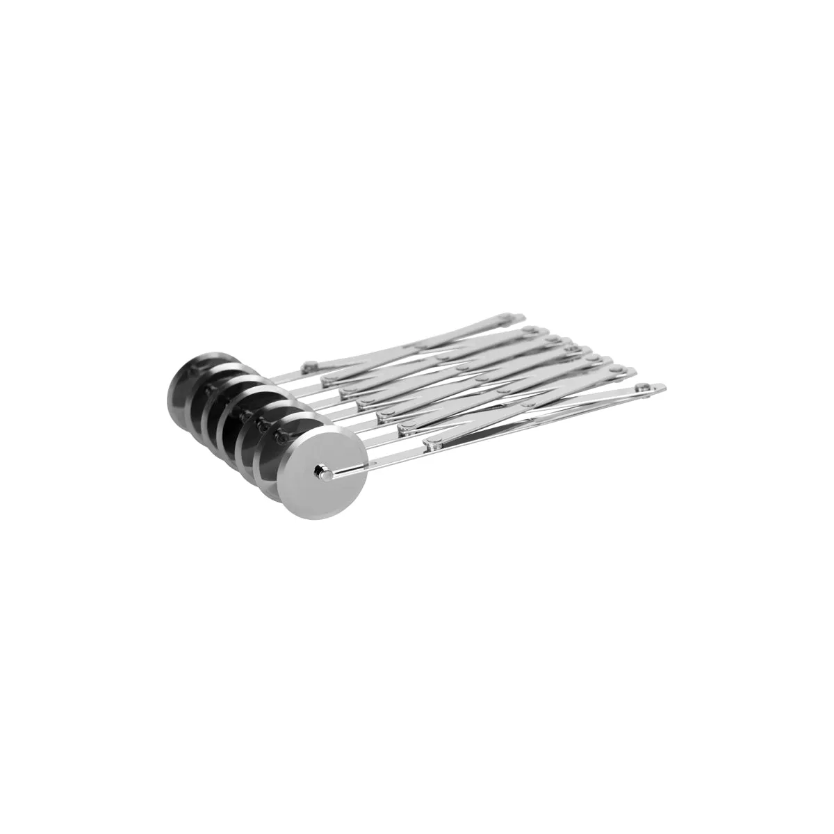 CHEF INOX EXPANDABLE DOUGH WHEEL 18/0 MIN/MAX 12/125 7 WHEEL (*01397*) = 1 X EACH