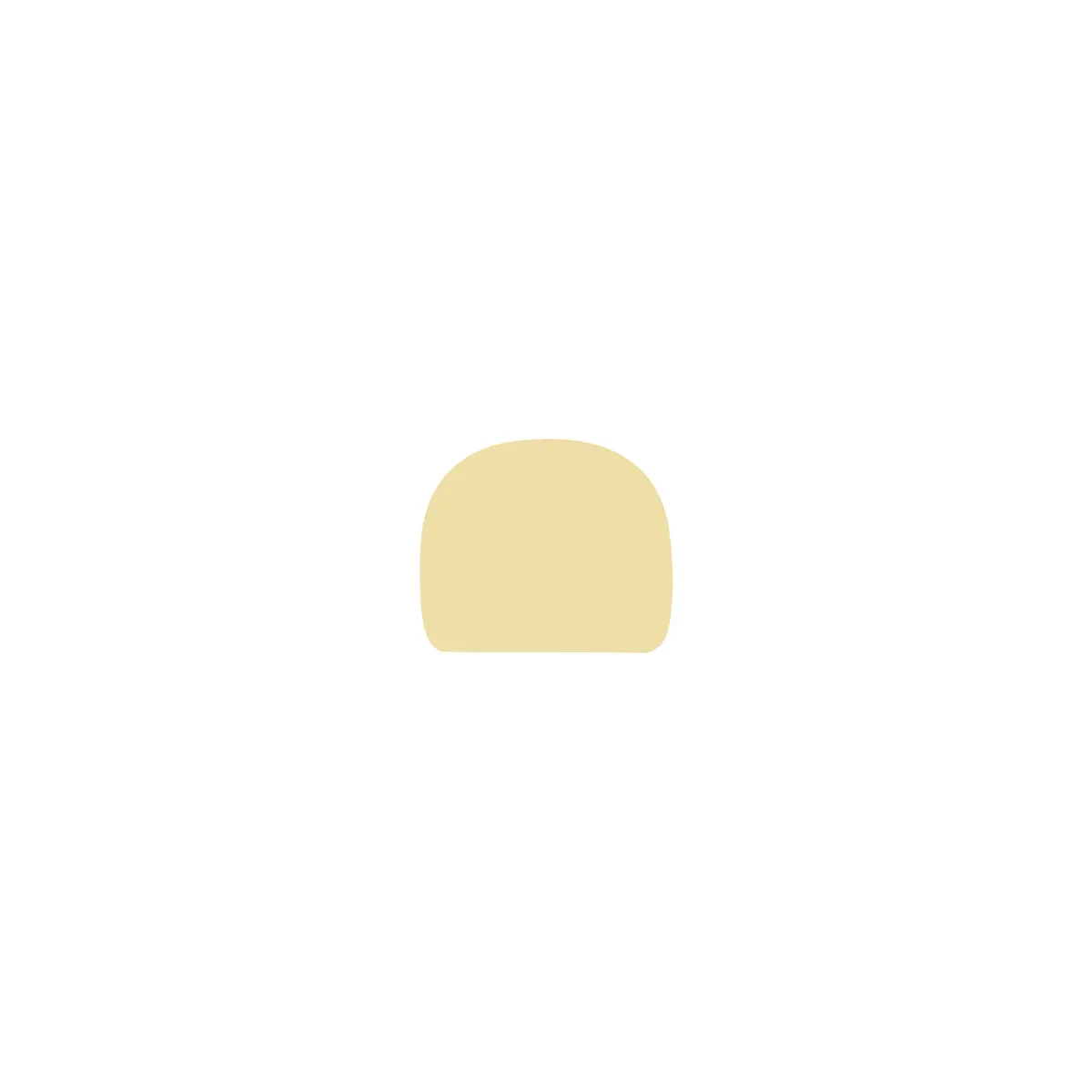 THERMOHAUSER DOUGH SCRAPER ROUNDED 115x95mm (*31412*) =  1 X EACH