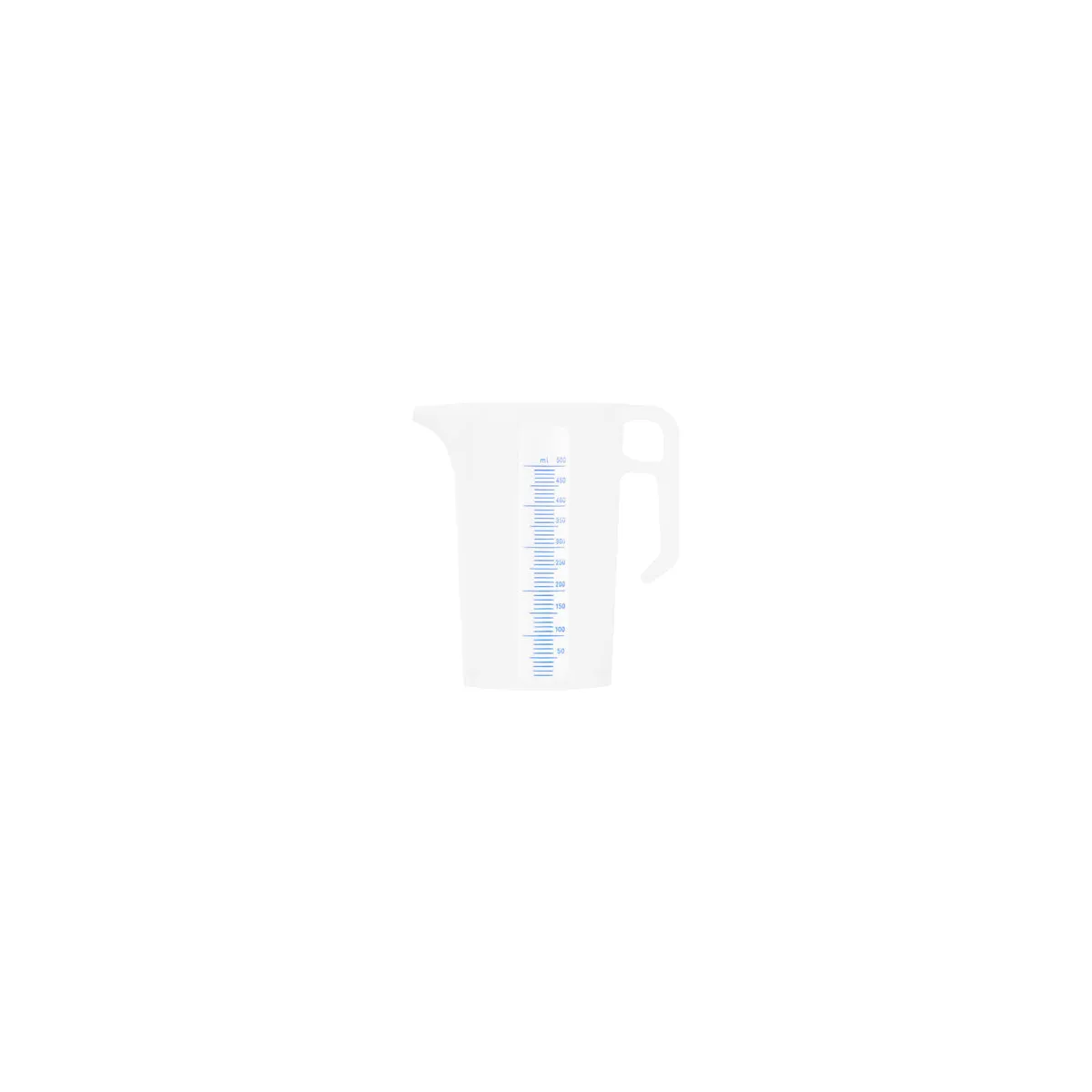 CHEF INOX BLUE SCALE PP THEMO MEASURING JUG-0.50lt (*31052*) = 1 X EACH