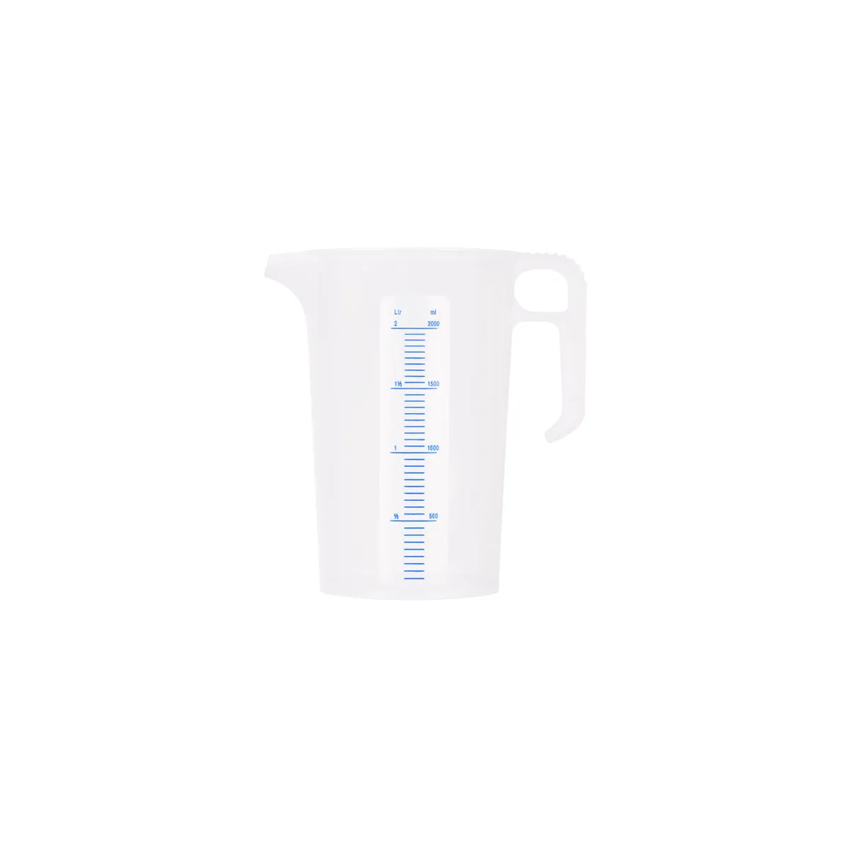 CHEF INOX BLUE SCALE PP THEMO MEASURING JUG-2.0lt (*31054*) = 1 X EACH