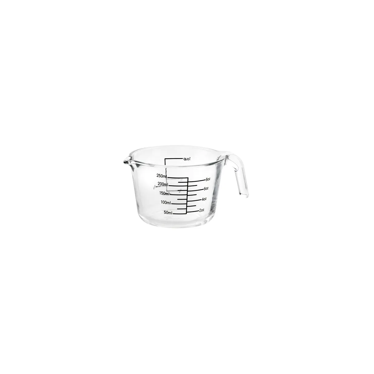 WILTSHIRE GLASS MEASURING JUG 250ml (*WLT44094*) = PACK OF 8 X EACHES