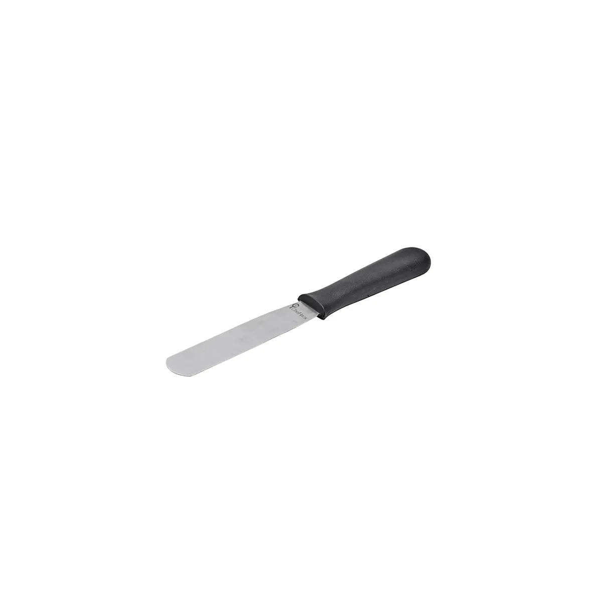 CHEF INOX SPATULA/PALLET KNIFE 140x30x269mm BLACK HDL (*20414*) = EACH = 1 / PACK = 12 X EACHES