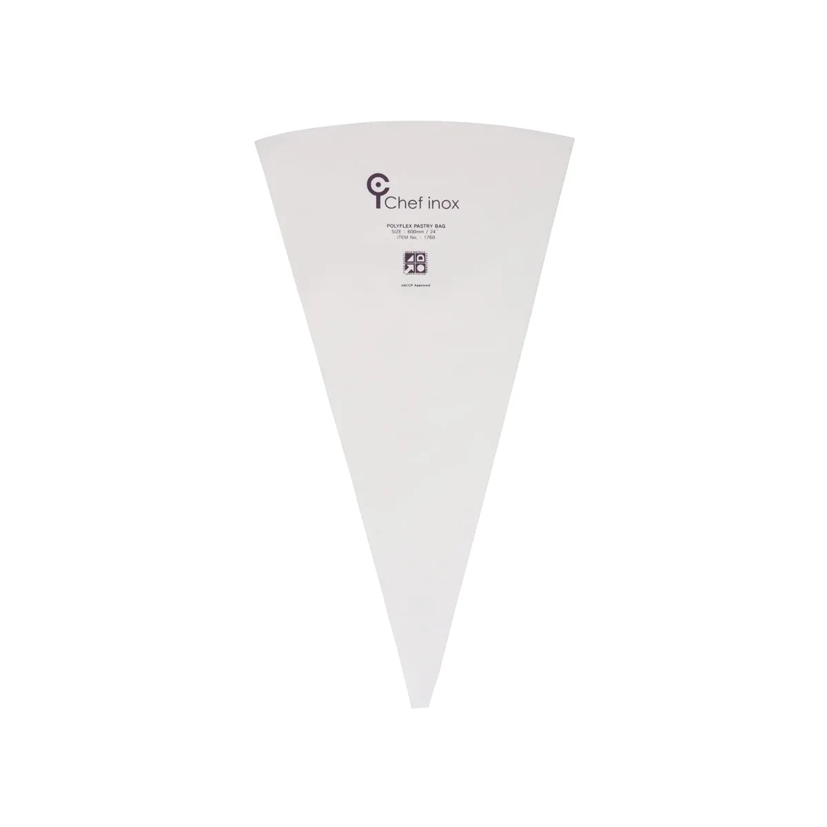 CHEF INOX PASTRY BAG POLYFLEX HACCP APPRV'D 600mm (*01760*) = PACKET OF 10 X EACHES