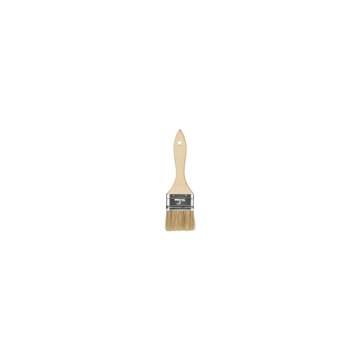 CHEF INOX PASTRY BRUSH NATURAL BRISTLES w/WOOD HDL 50mm/ 2" (*31503*) = PACK OF 12 X EACHES