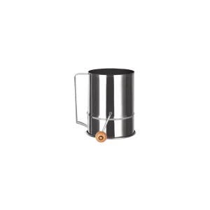 CHEF INOX FLOUR SIFTER CRANK HDL 18/10 5 CUP 105x145mm (*39395*) = 1 X EACH