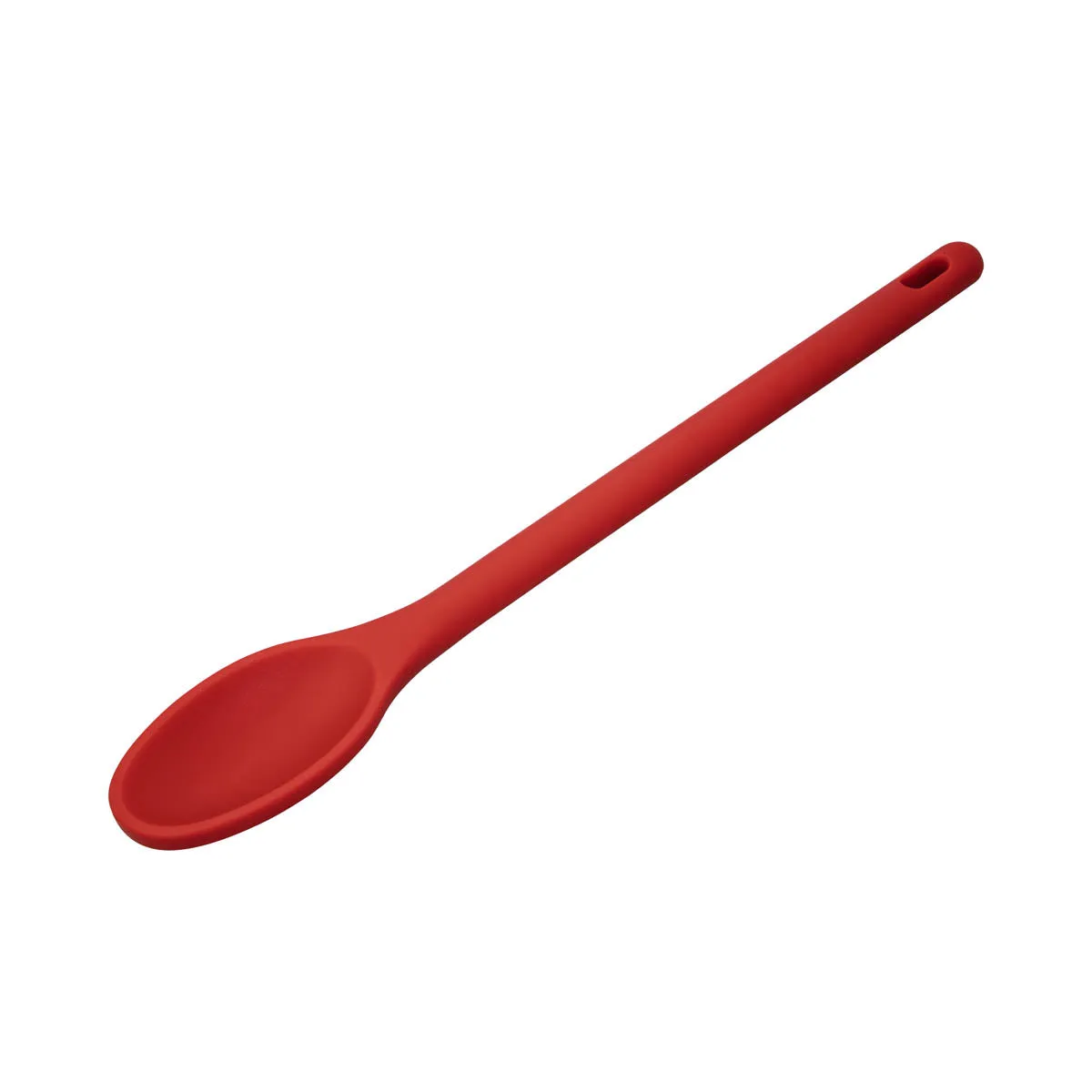 CHEF INOX HEAT RESISTANT SILICONE MIXING SPOON 305mm RED (*31360*) = 1 X EACH