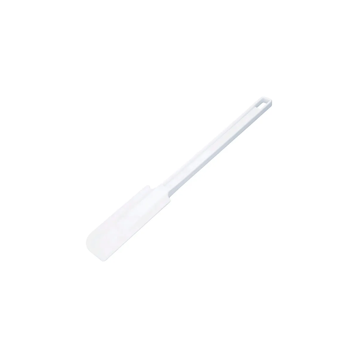 CHEF INOX SPATULA w/NARROW RUBBER BLADE 350mm WHITE (*31351*) =  1 X EACH